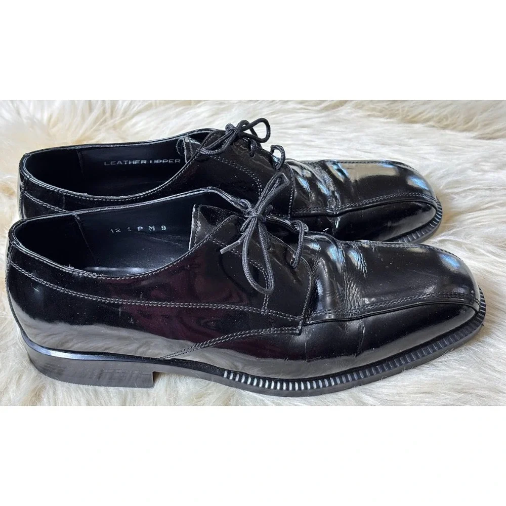 Adolfo black leather